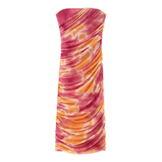Vestidos De Mujer Vestido Midi Floral Sin Mangas